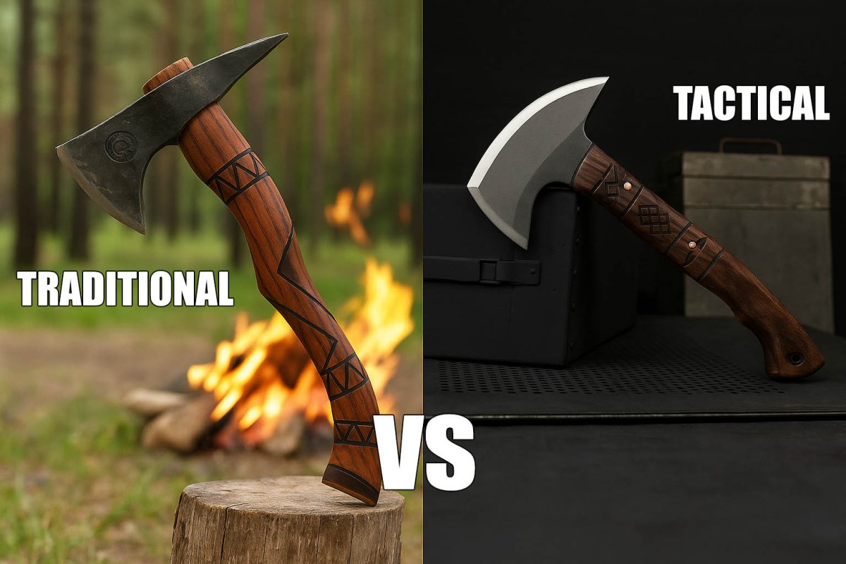 Tactical Tomahawk vs. Traditional: What’s the Difference? - AncientSmithy