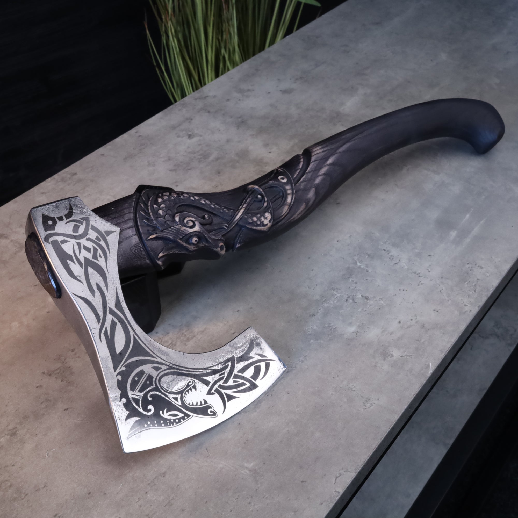 Handmade Dragon Axe FINAL SALE