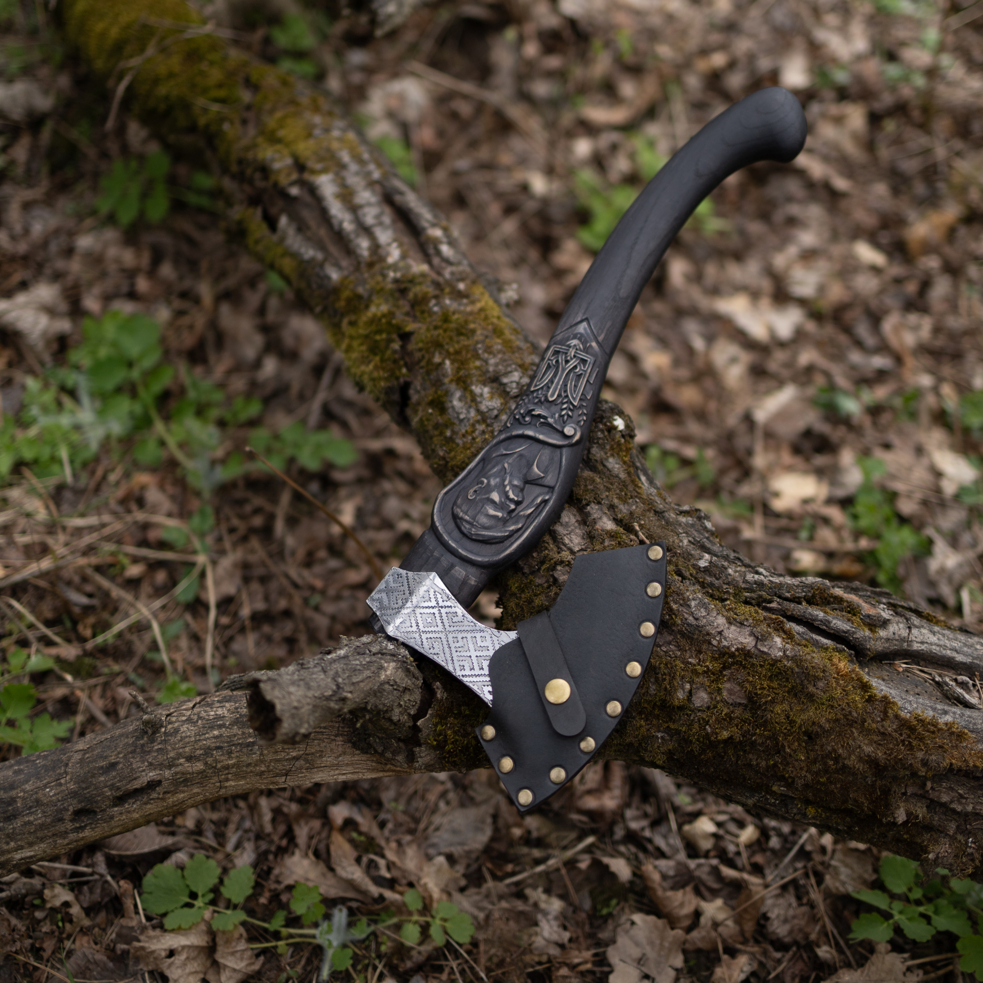 Handmade "Kozak" axe - Ukrainian Symbol of Freedom