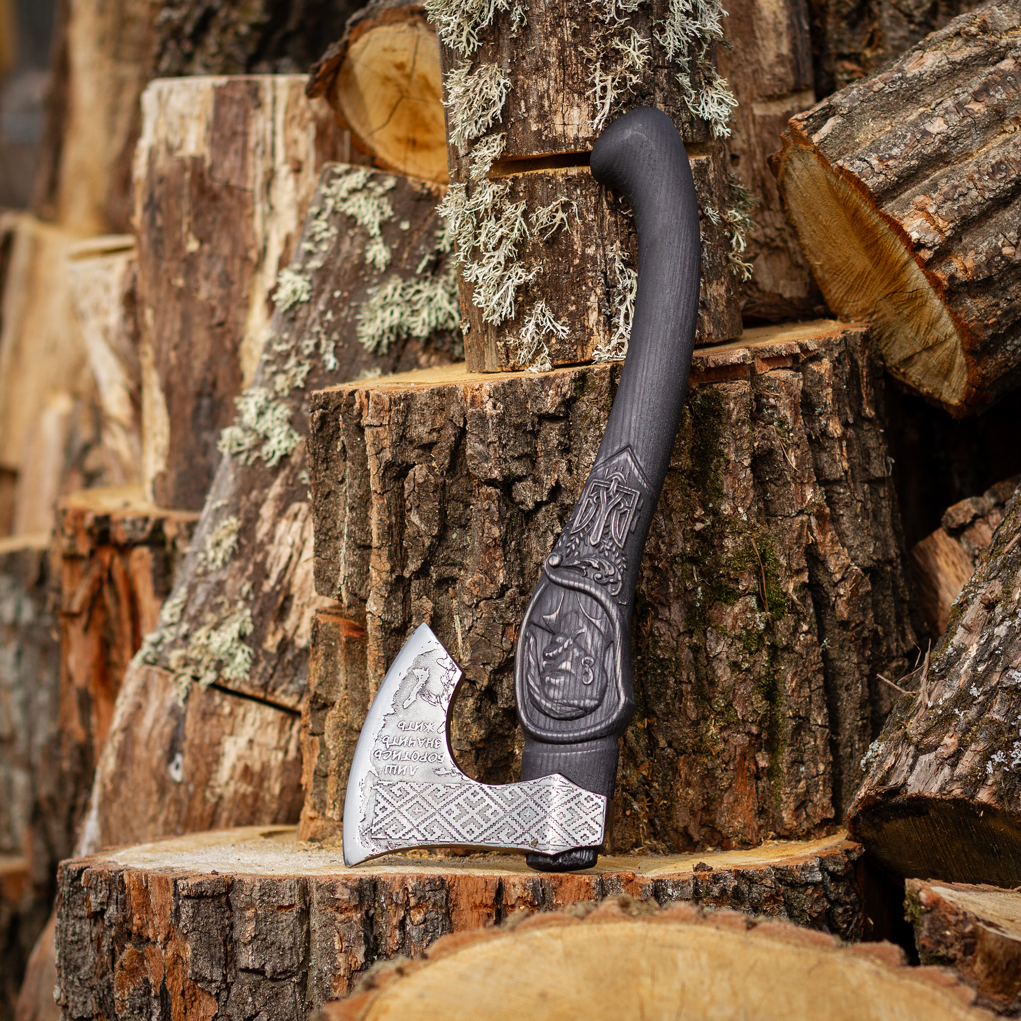 Handmade "Kozak" axe - Ukrainian Symbol of Freedom