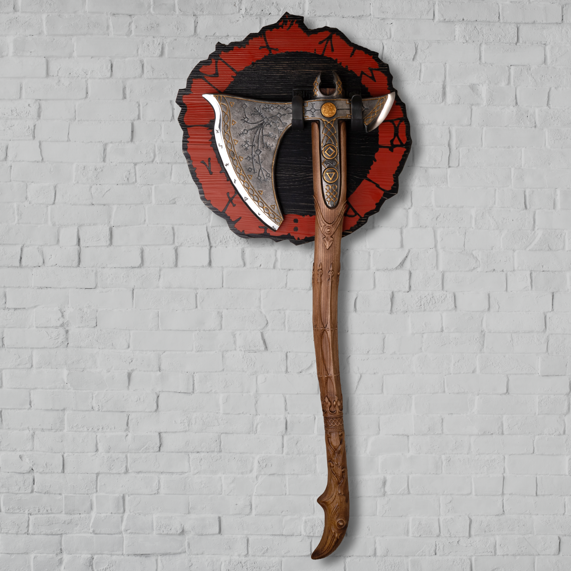 Wooden "Runekeeper" Leviathan Wall Mount