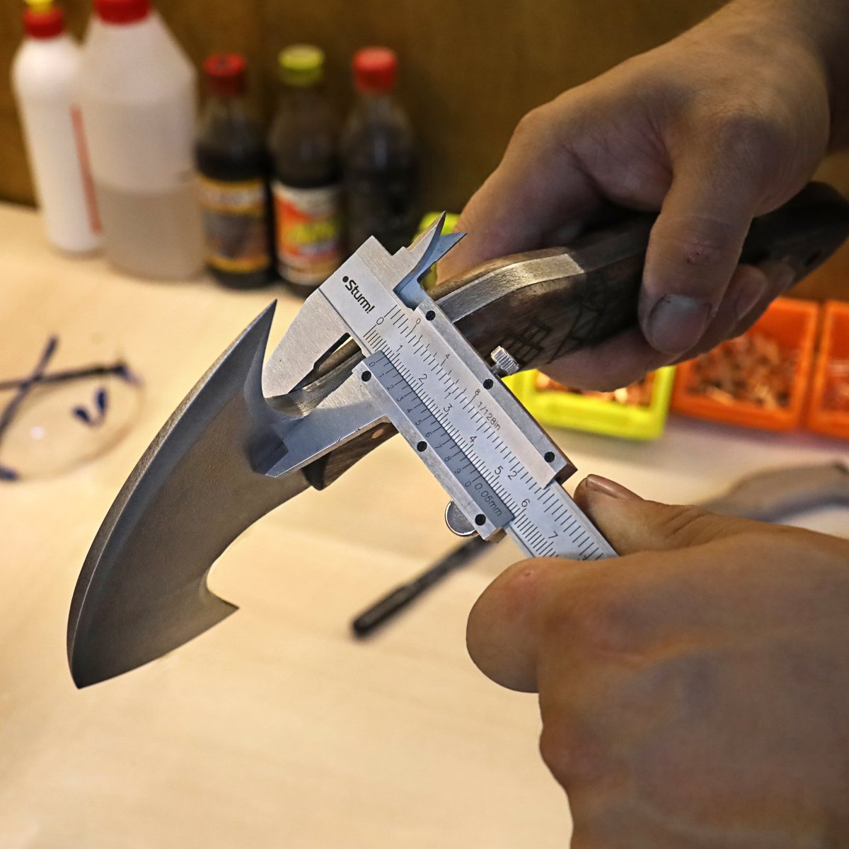 Compact tactical tomahawk "Waya" from AncientSmithy