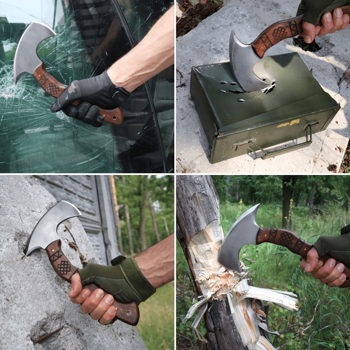 Compact tactical tomahawk "Waya" from AncientSmithy