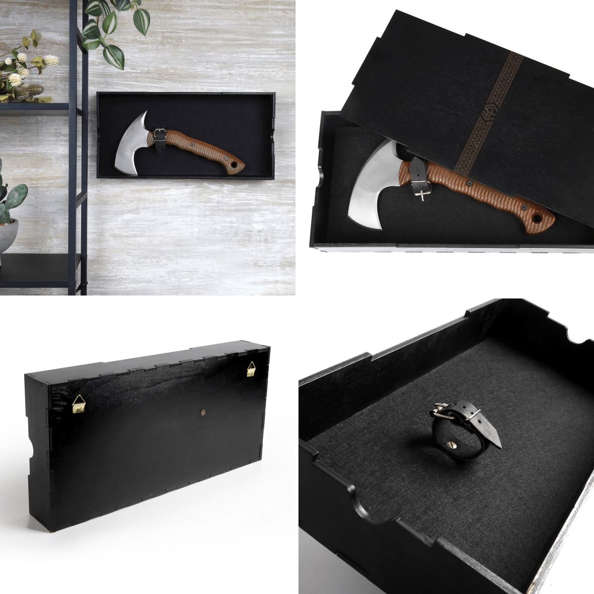 Compact tomahawk "Balor" with polymer composite handle from AncientSmithy