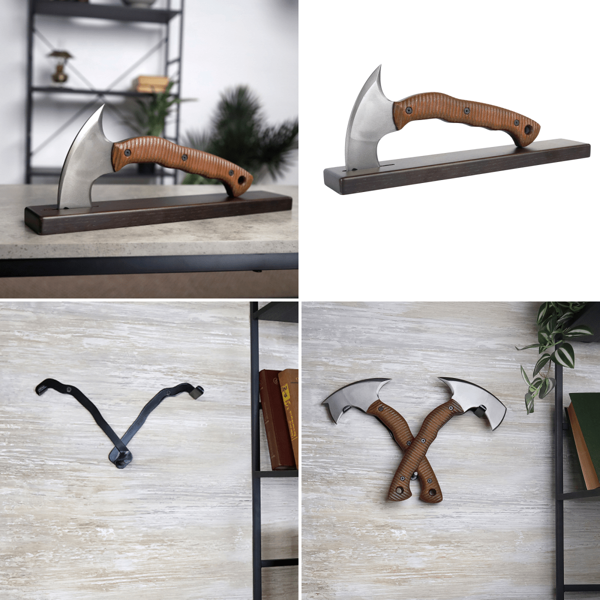 Compact tomahawk "Mingan" with polymer composite handle from AncientSmithy