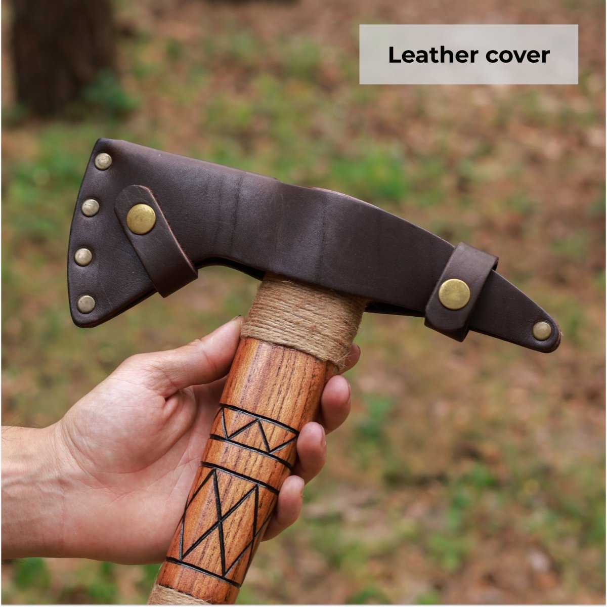 Hand - forged Gagegizhig tomahawk from AncientSmithy