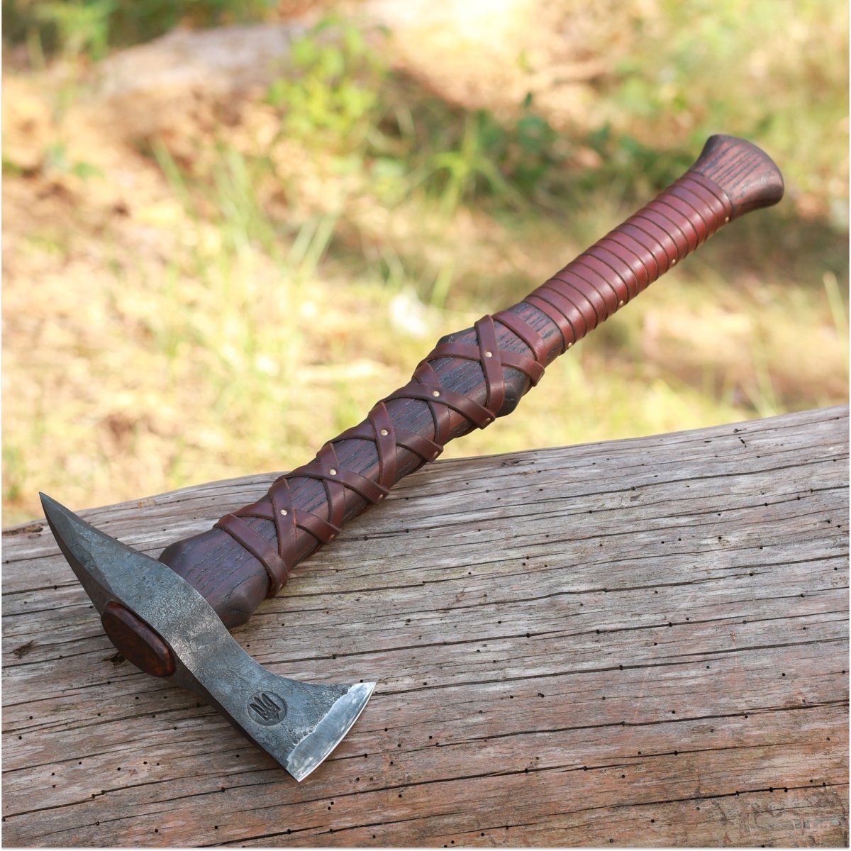 Hand - forged Gurons spike tomahawk from AncientSmithy