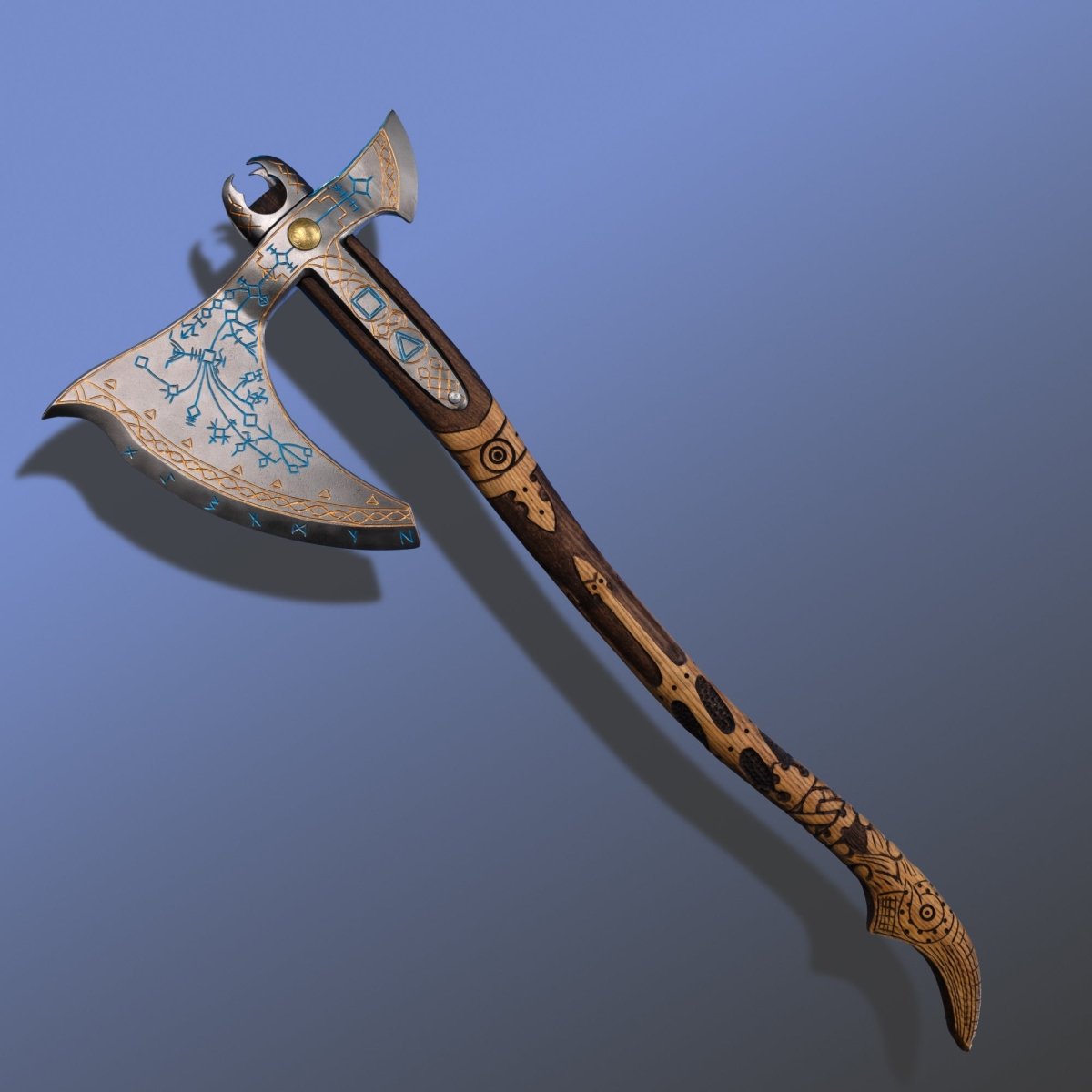 Hand - forged Real Leviathan axe Hardened (FINAL SALE) from AncientSmithy