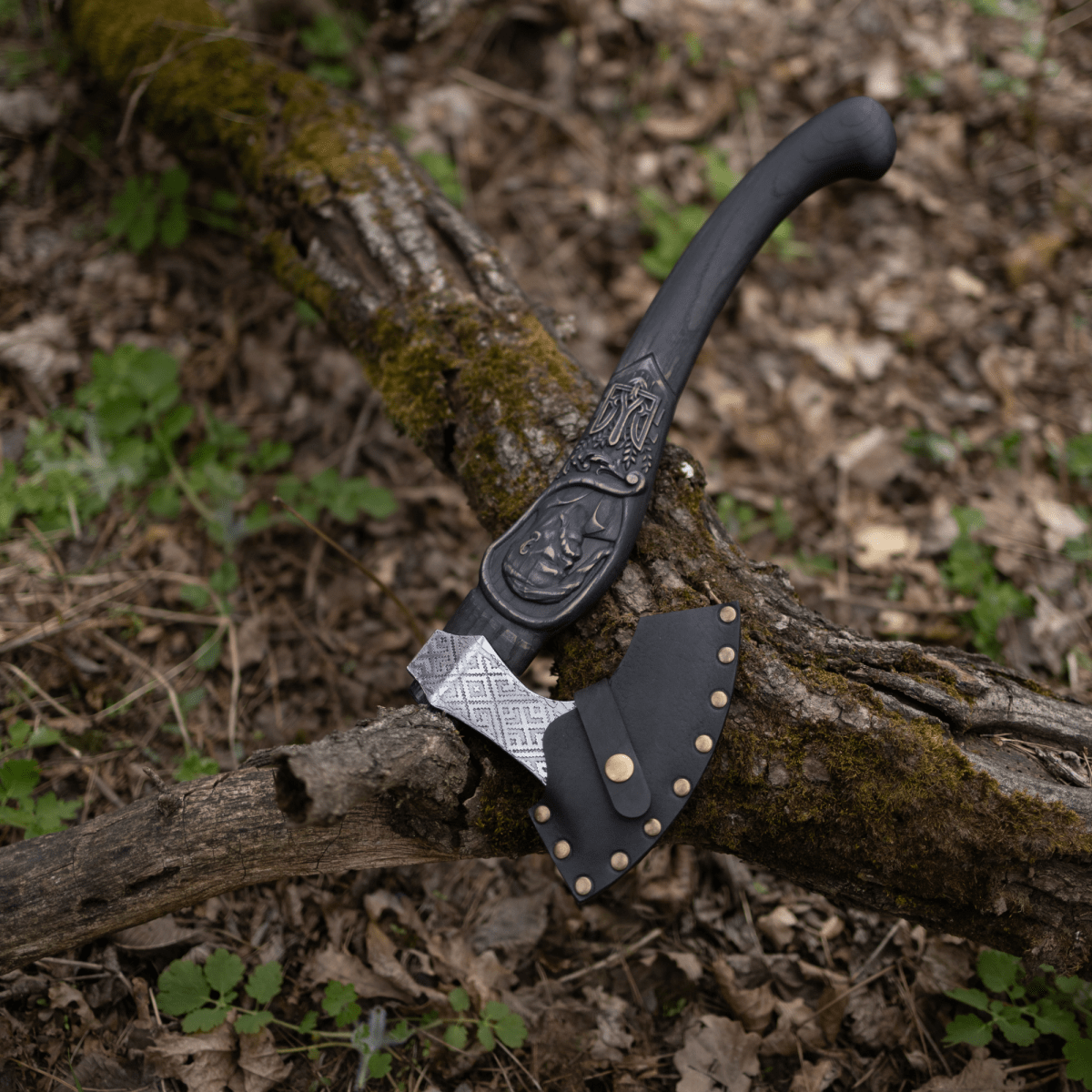 Handmade "Kozak" axe - Ukrainian Symbol of Freedom from AncientSmithy