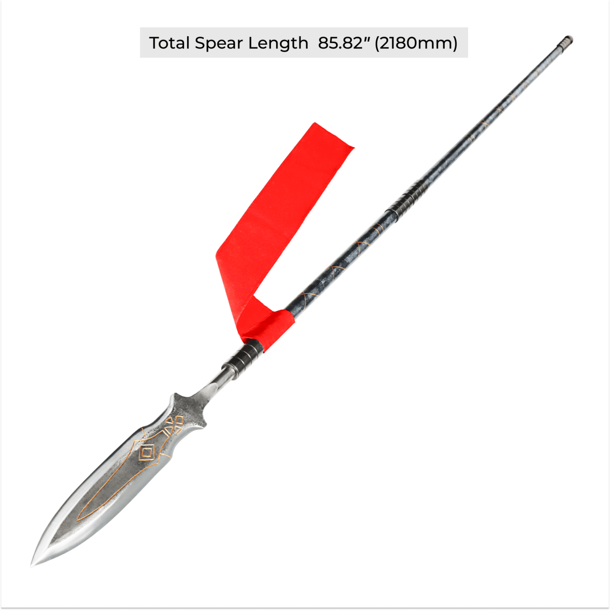 Kratos Draupnir Spear with steel handle Ragnarok version from AncientSmithy