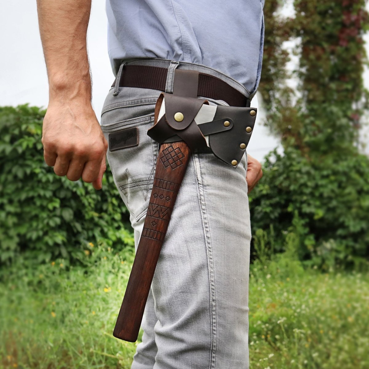 Leather Axe Holder for Your Tool from AncientSmithy