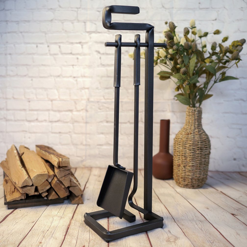 Modern Fireplace Tool Set from AncientSmithy