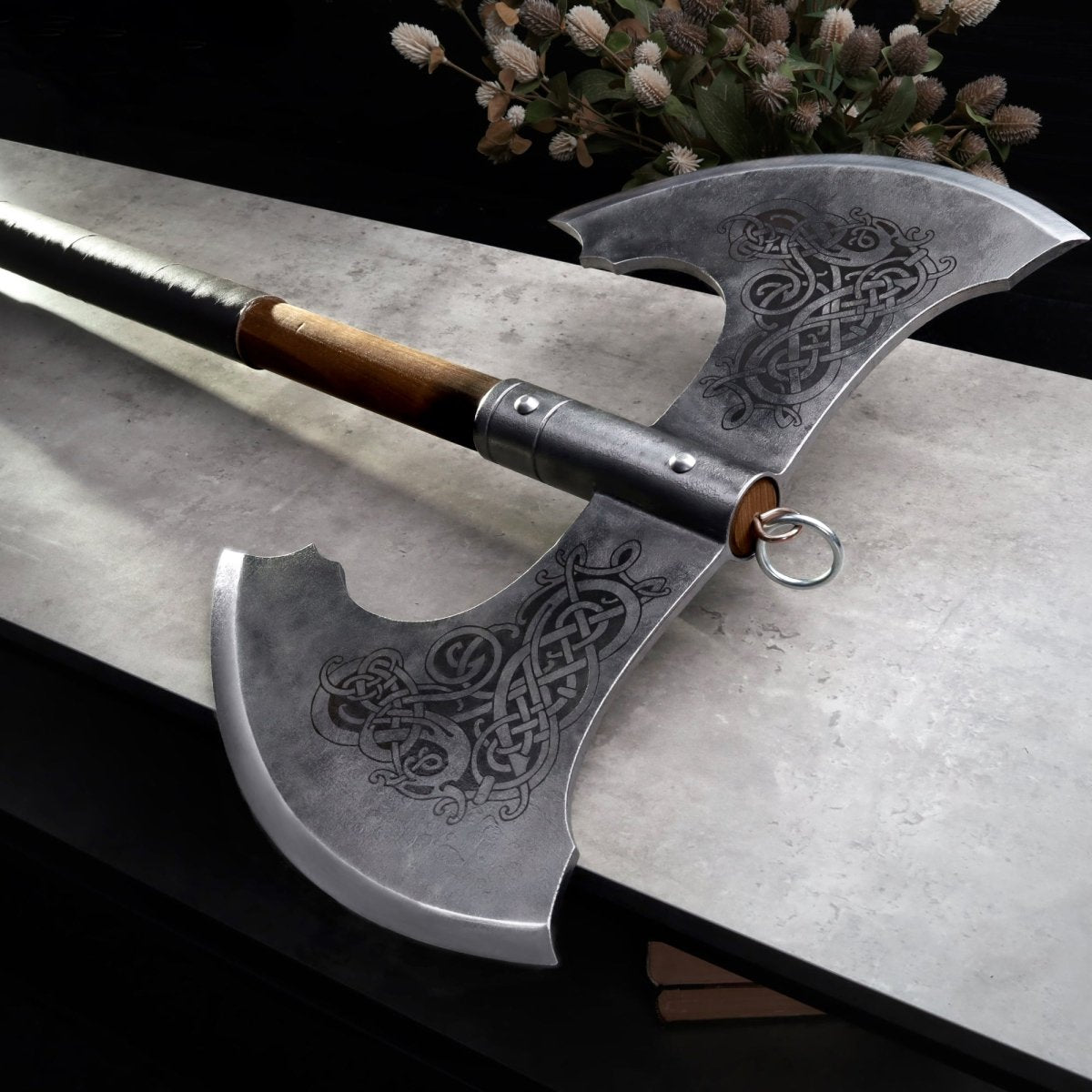 Norse Double - Edged Axe "Jotungard" from AncientSmithy