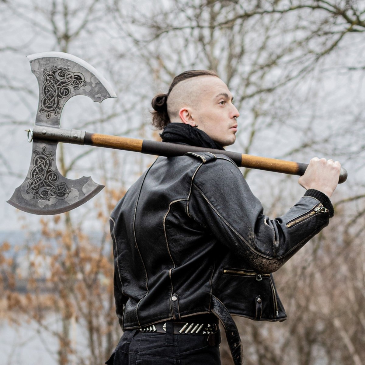 Norse Double - Edged Axe "Jotungard" from AncientSmithy