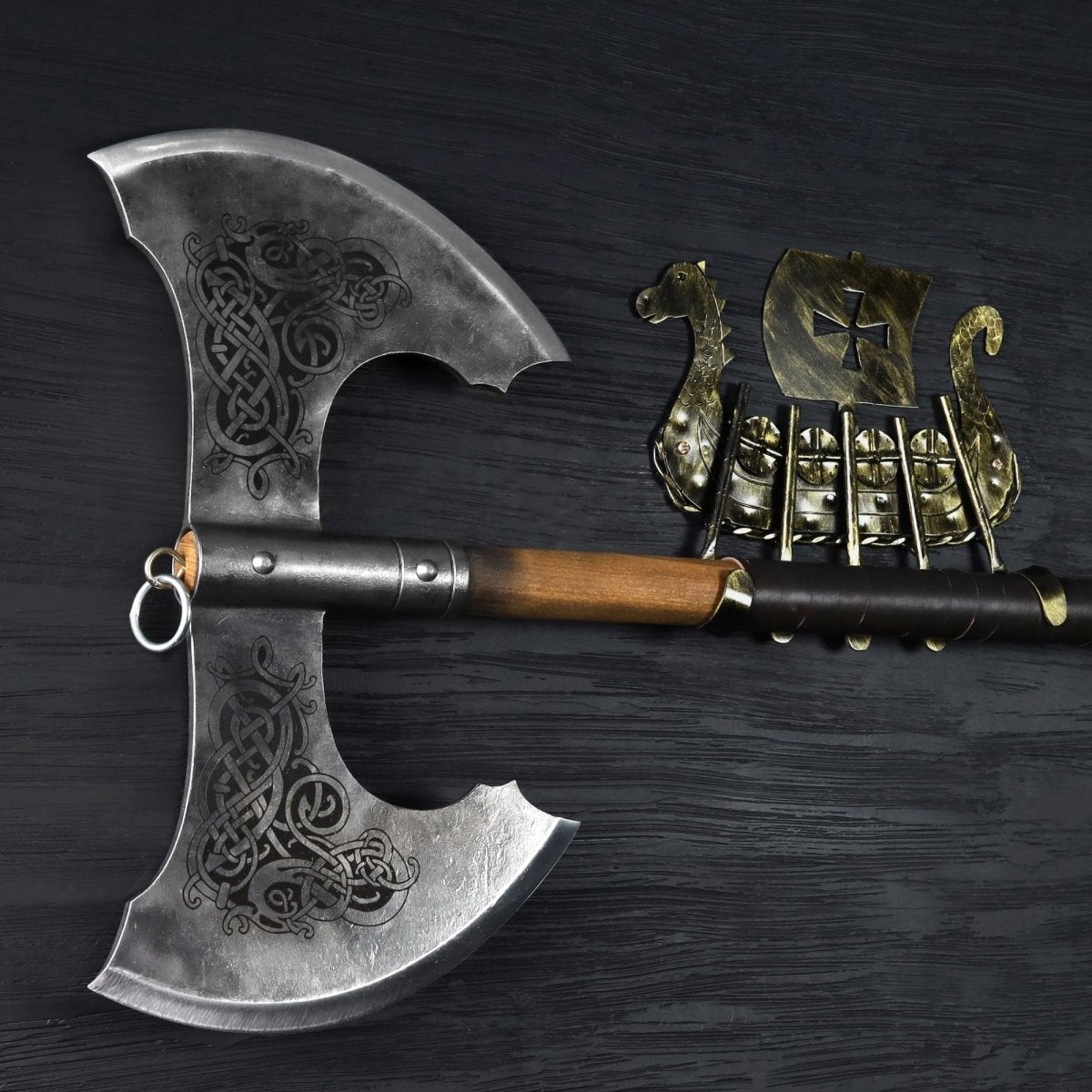 Norse Double - Edged Axe "Jotungard" from AncientSmithy
