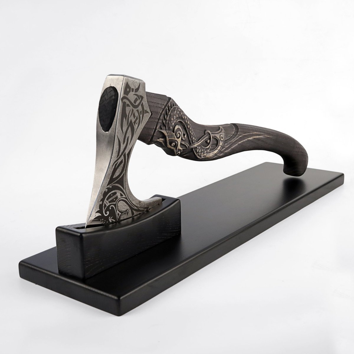 Premium Wooden Holder for Your Hatchet from AncientSmithy