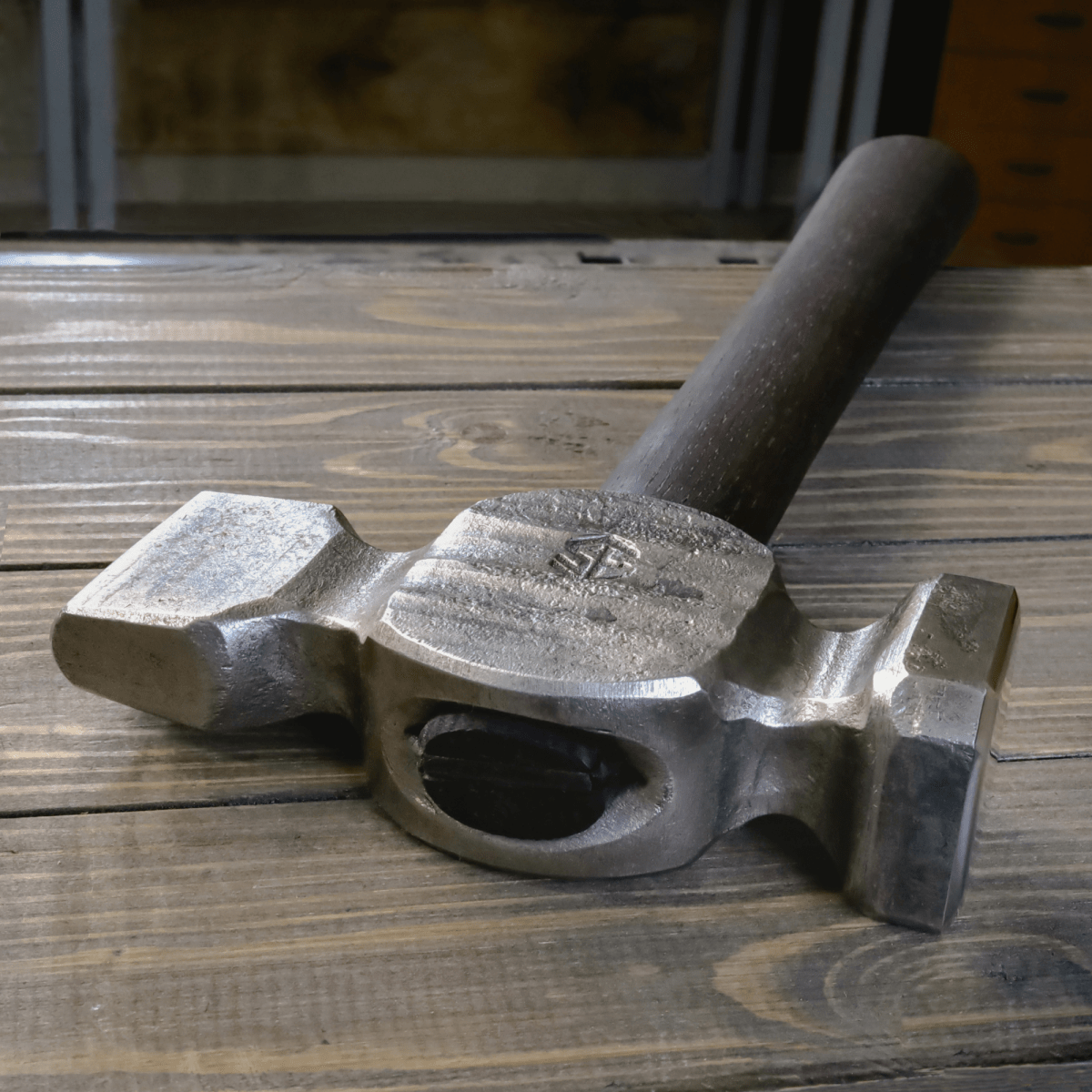Straight Peen Hammer for blacksmithing from AncientSmithy