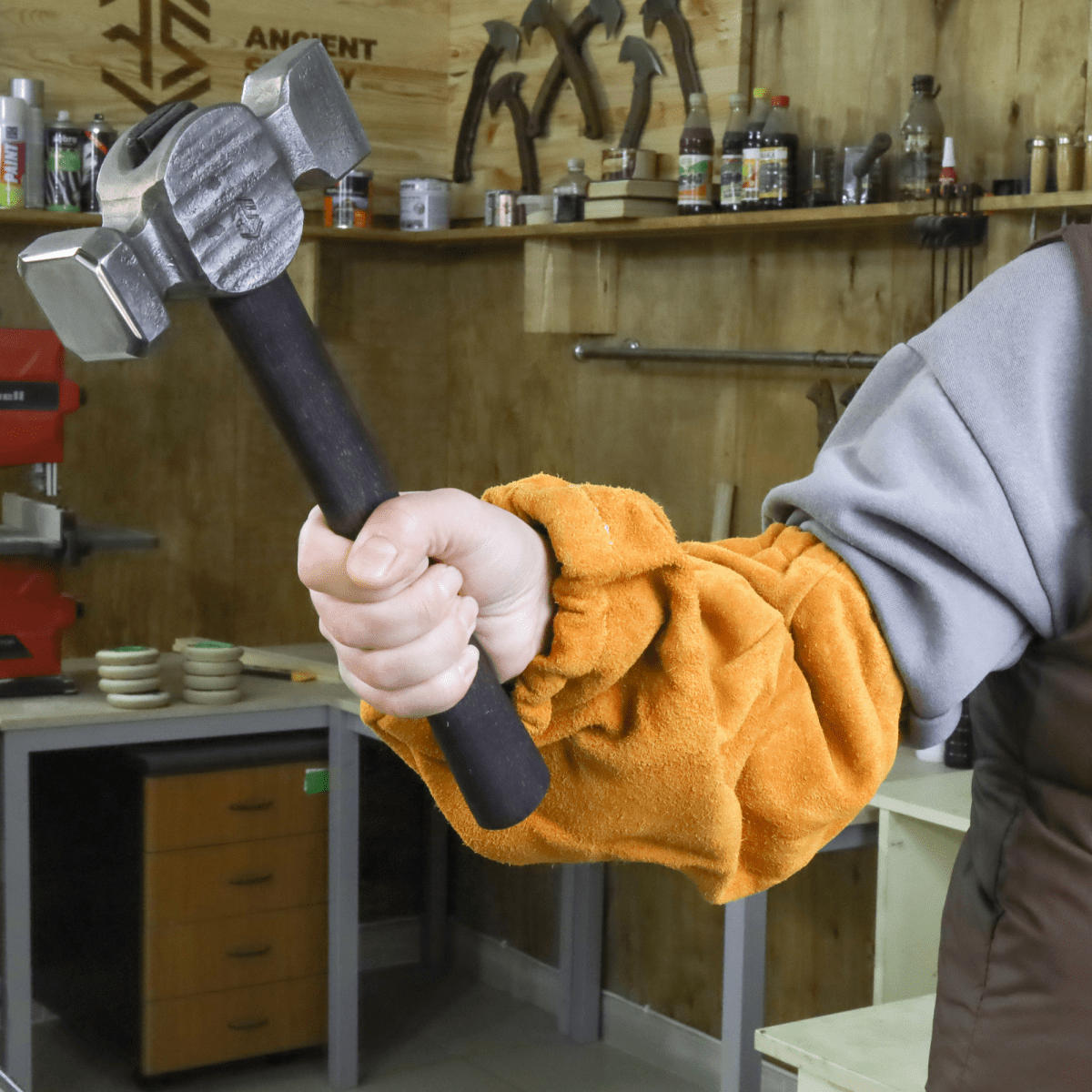 Straight Peen Hammer for blacksmithing from AncientSmithy