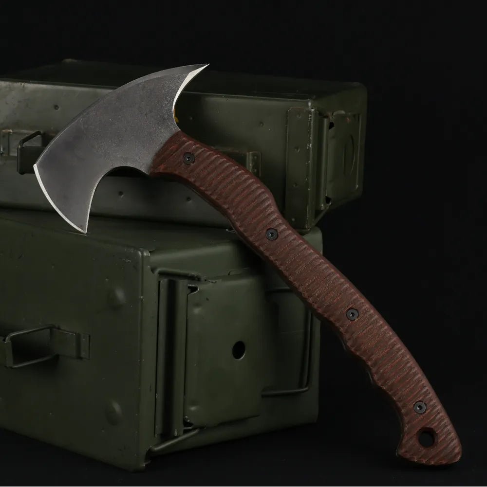 Tactical tomahawk with blade and spike 13.77" - polymer composite handle from AncientSmithy