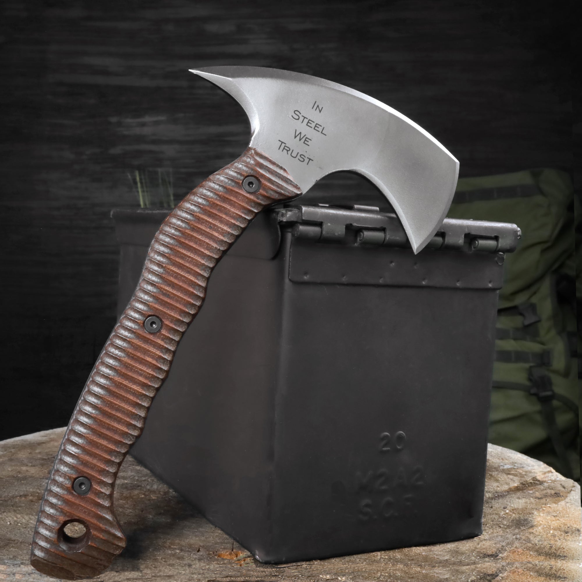 Engraved Compact Axe FINAL SALE