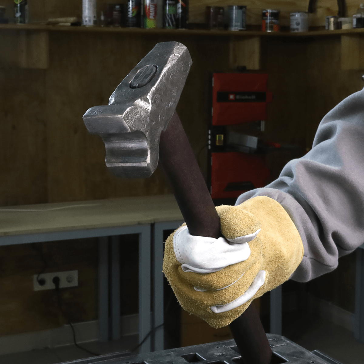 Top swage hammer with different work zones from AncientSmithy