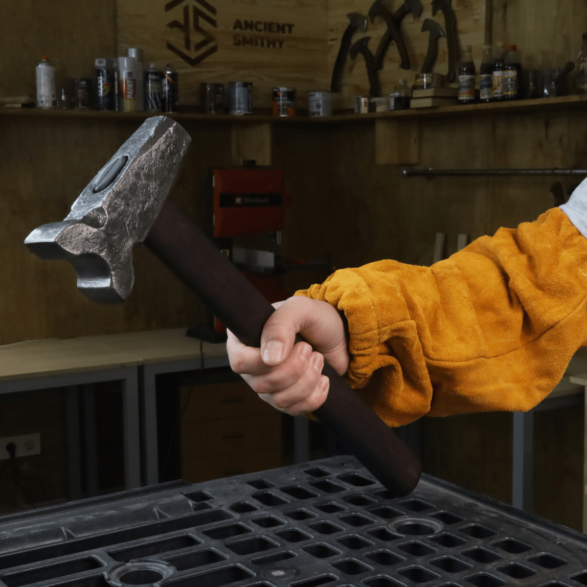 Top swage hammer with different work zones from AncientSmithy