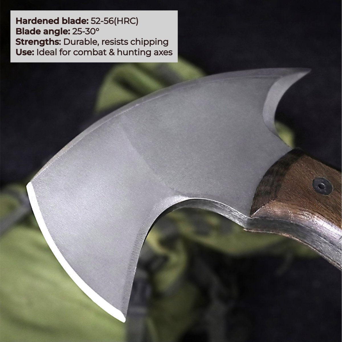 Tribal engraved tomahawk "Navaro" from AncientSmithy