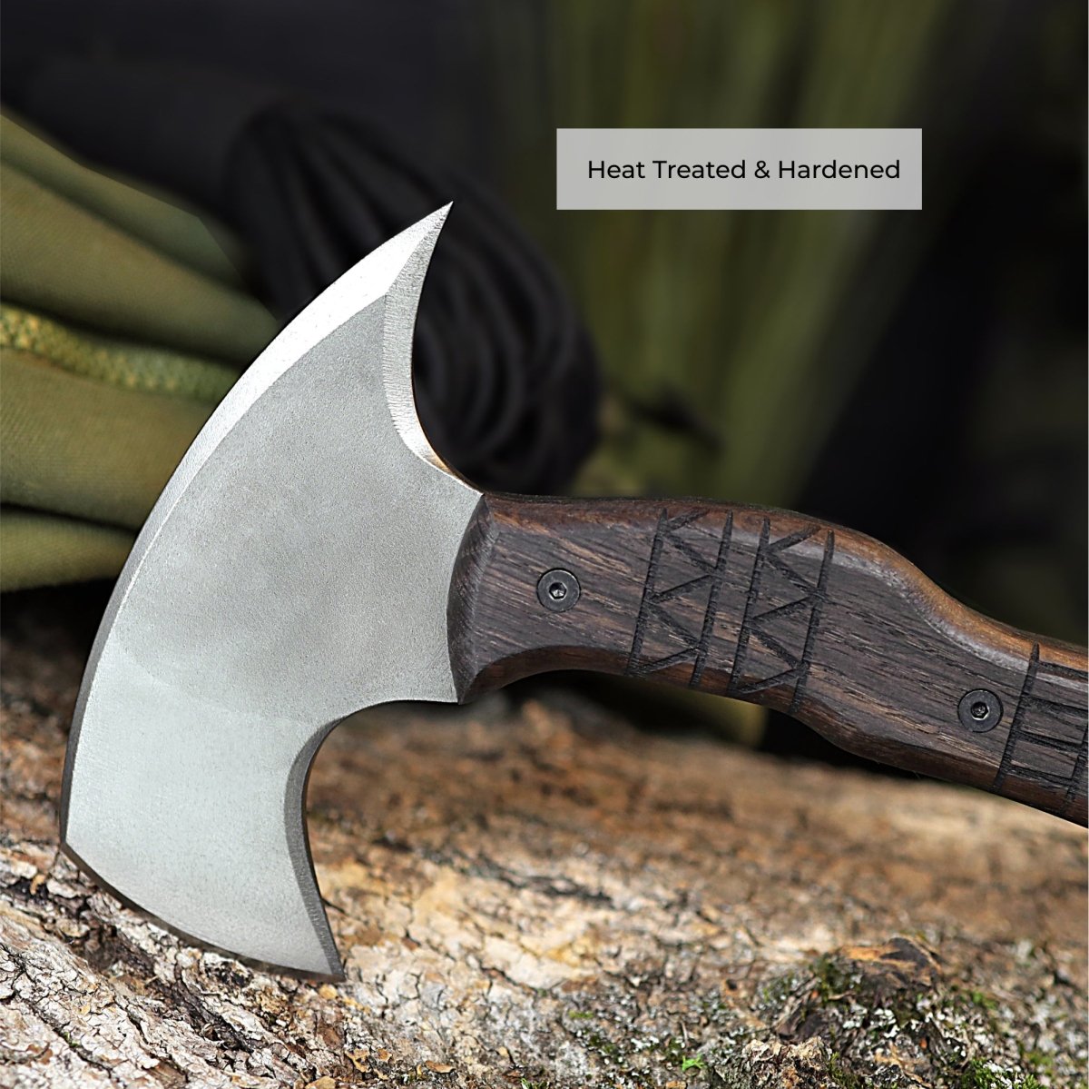 Tribal engraved tomahawk "Navaro" from AncientSmithy