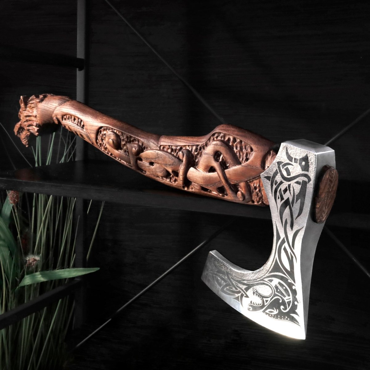Viking axe handmade Ulfhednar Warriors from AncientSmithy