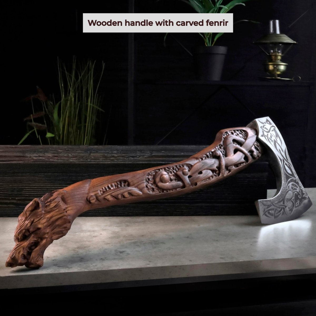 Viking axe handmade Ulfhednar Warriors from AncientSmithy