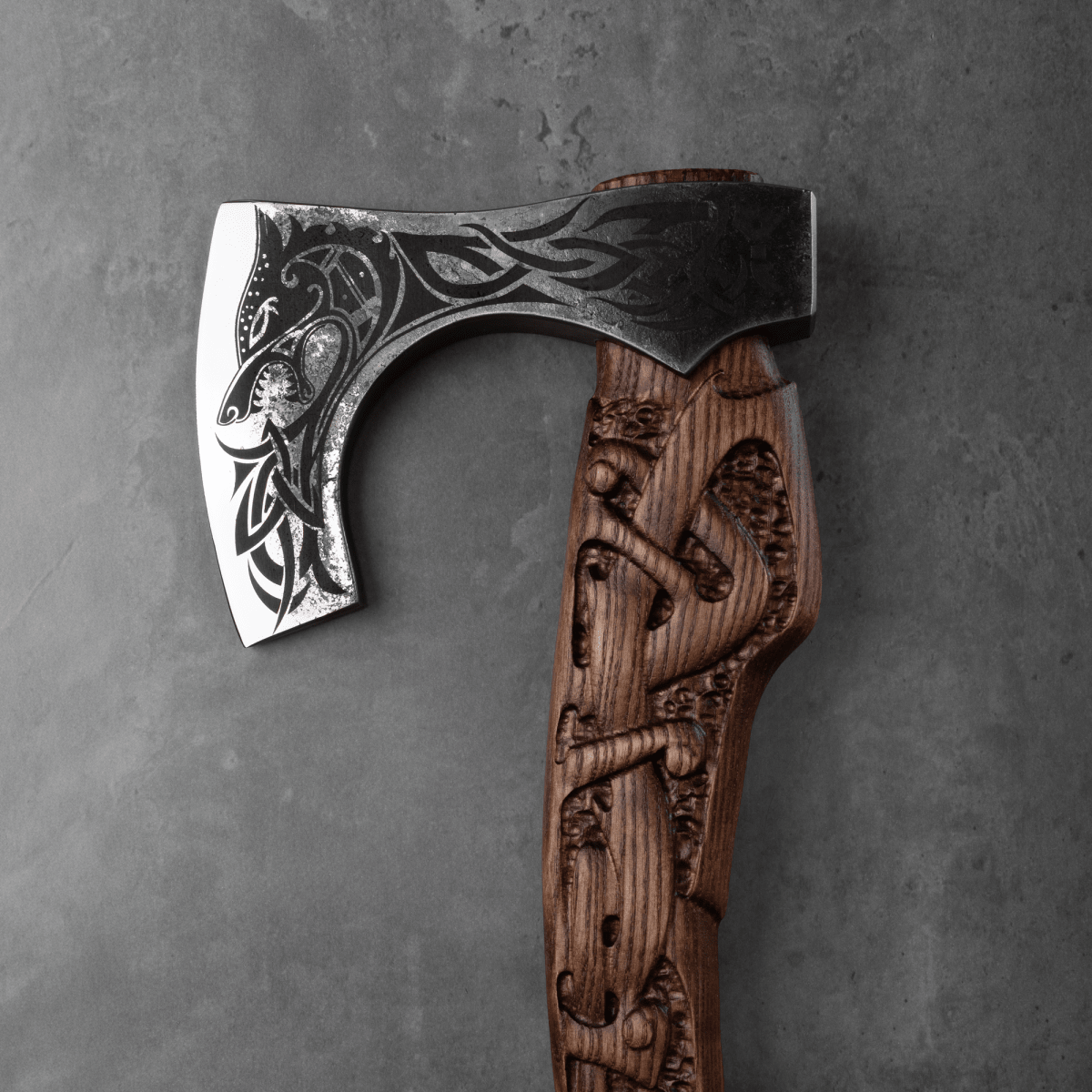 Viking axe handmade Ulfhednar Warriors from AncientSmithy