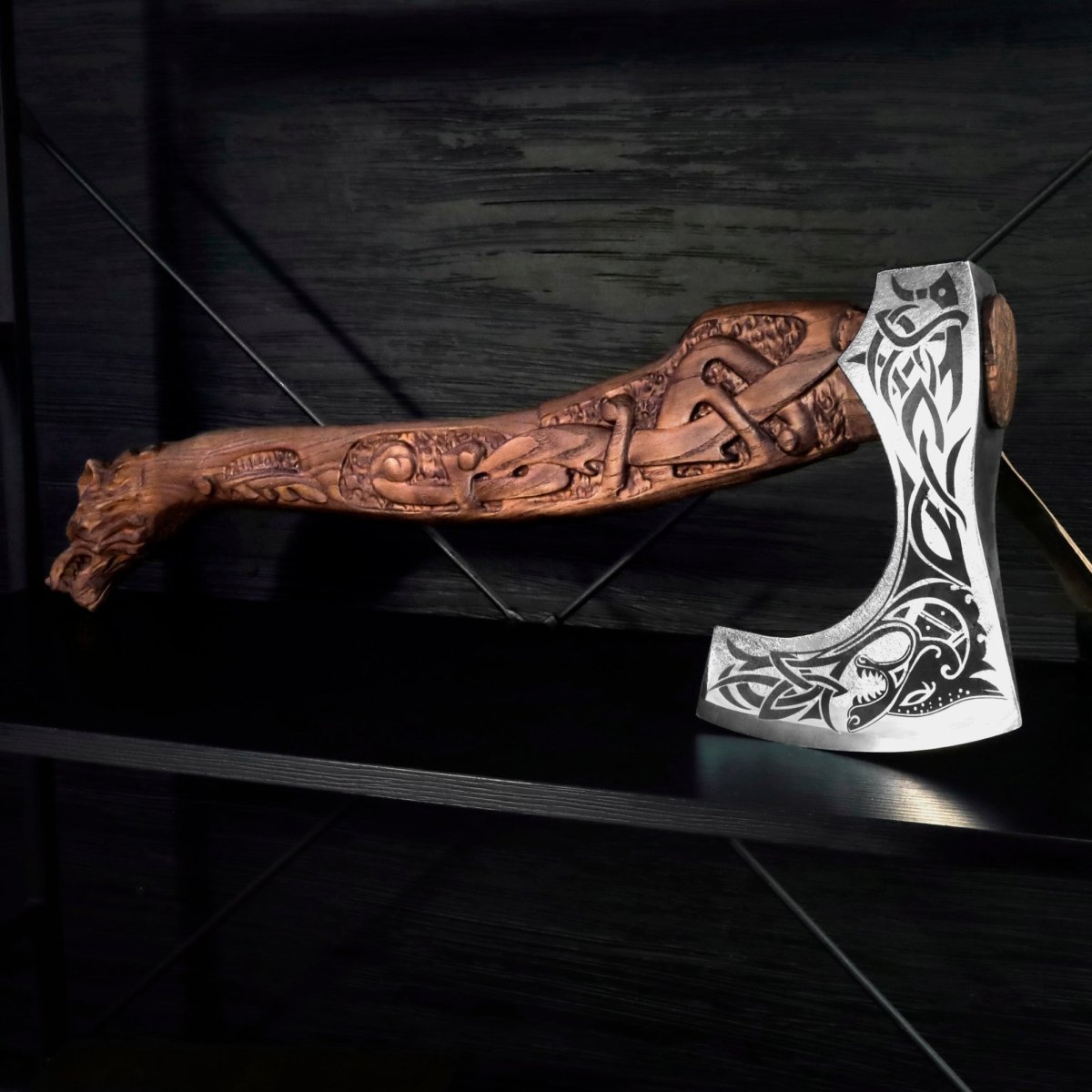 Viking axe handmade Ulfhednar Warriors from AncientSmithy