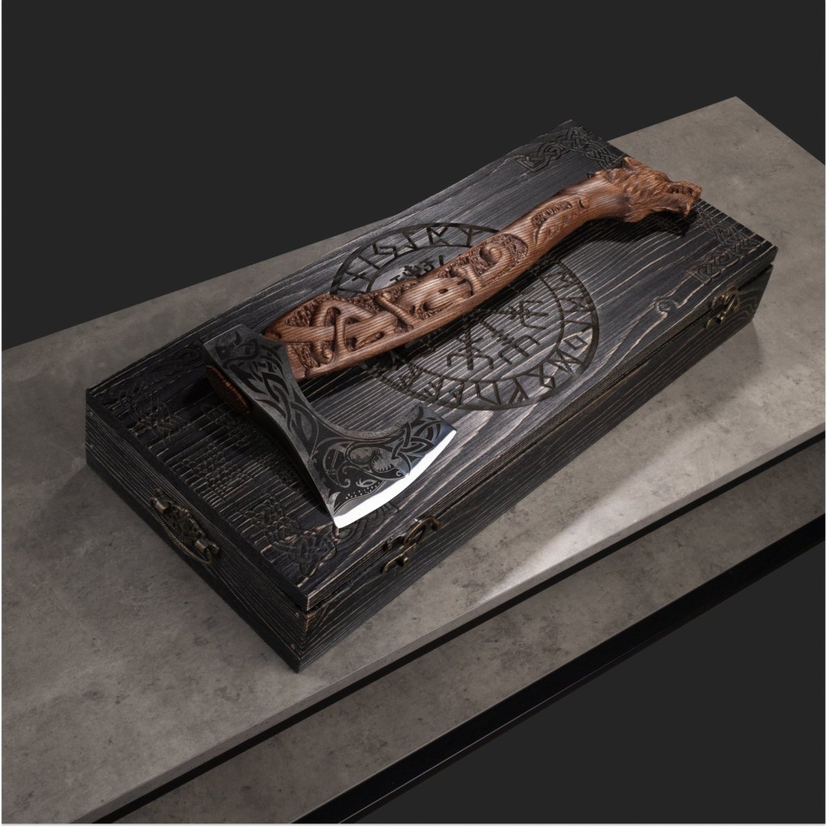 Viking axe handmade Ulfhednar Warriors from AncientSmithy