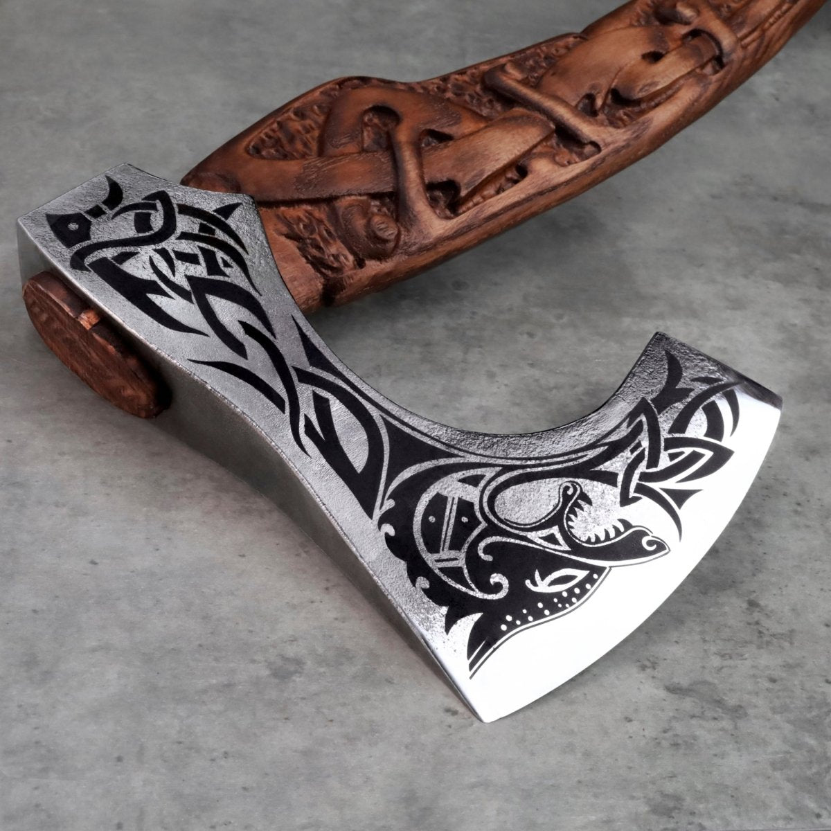 Viking axe handmade Ulfhednar Warriors from AncientSmithy