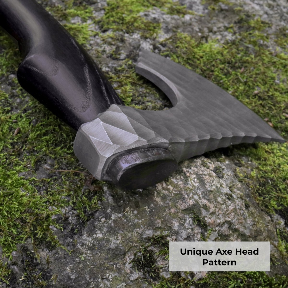 Viking axe "Vargoks" with leather wrap from AncientSmithy