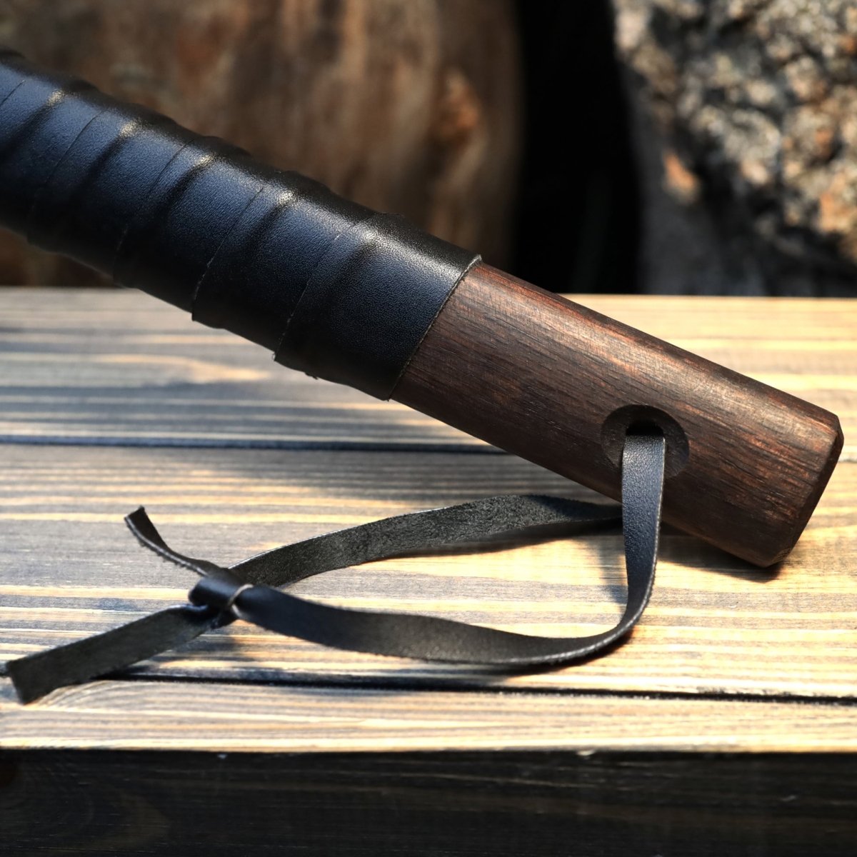 Viking Axe "Vindflaug" with Leather Wrap from AncientSmithy