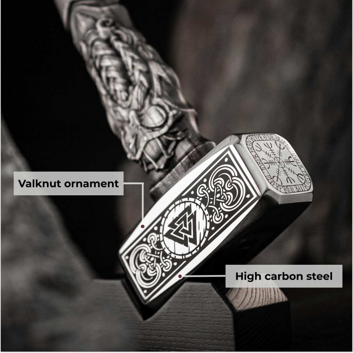 Viking unique hammer "Goibniu" from AncientSmithy