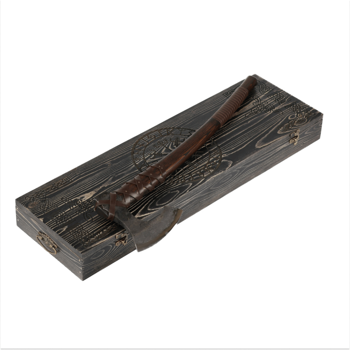 Wooden Box for Ragnar Lodbrok Axe from AncientSmithy