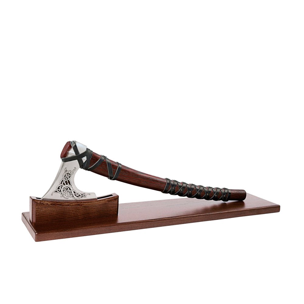 Wooden stand for axe Brown 25.6