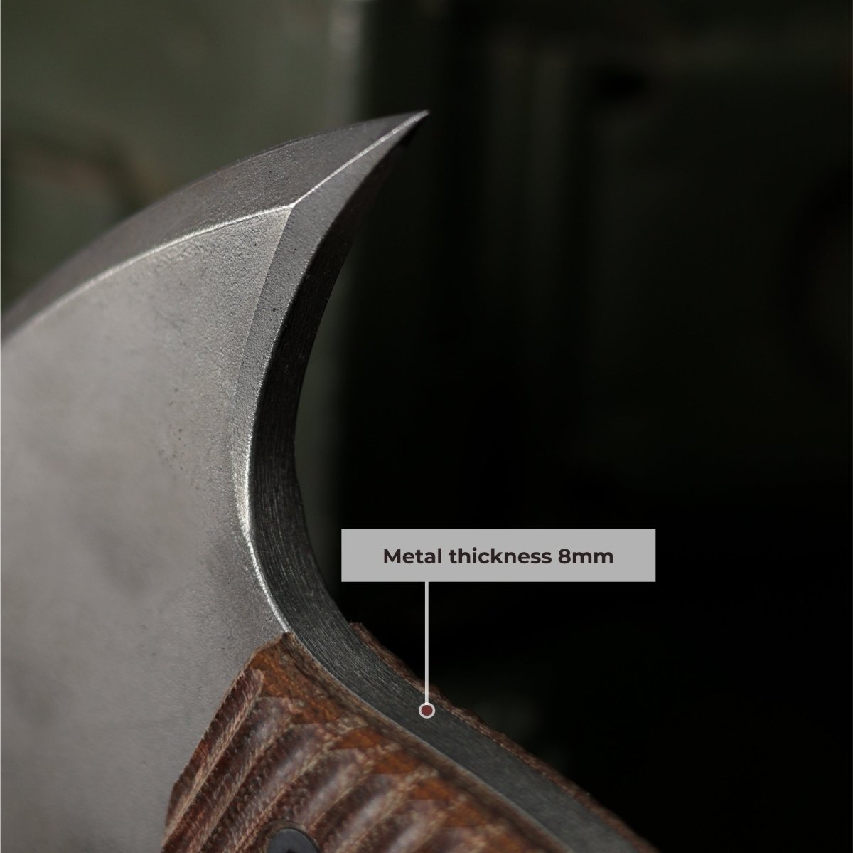 Combat three spikes tomahawk with polymer composite handle 13.77" from AncientSmithy