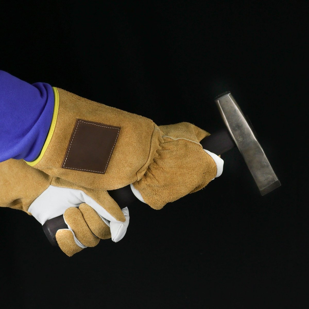 Fire resistant leather gloves for artisans - Blacksmith and welding gloves from AncientSmithy