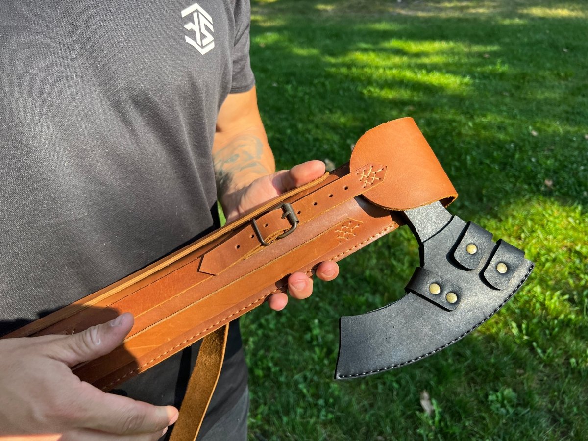 Leather Axe Holster from AncientSmithy