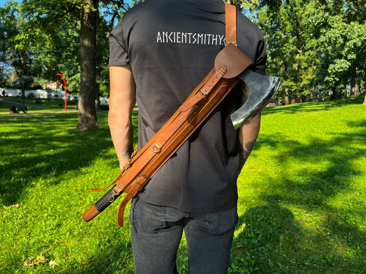 Leather Axe Holster from AncientSmithy
