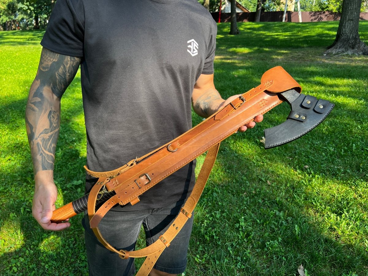 Leather Axe Holster from AncientSmithy