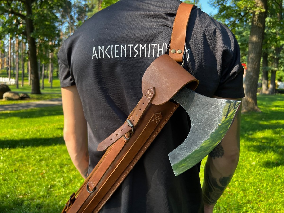 Leather Axe Holster from AncientSmithy
