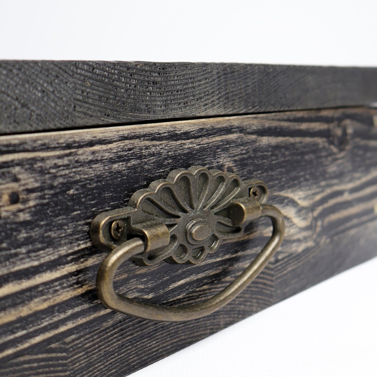 Runic wooden box for big axe from AncientSmithy