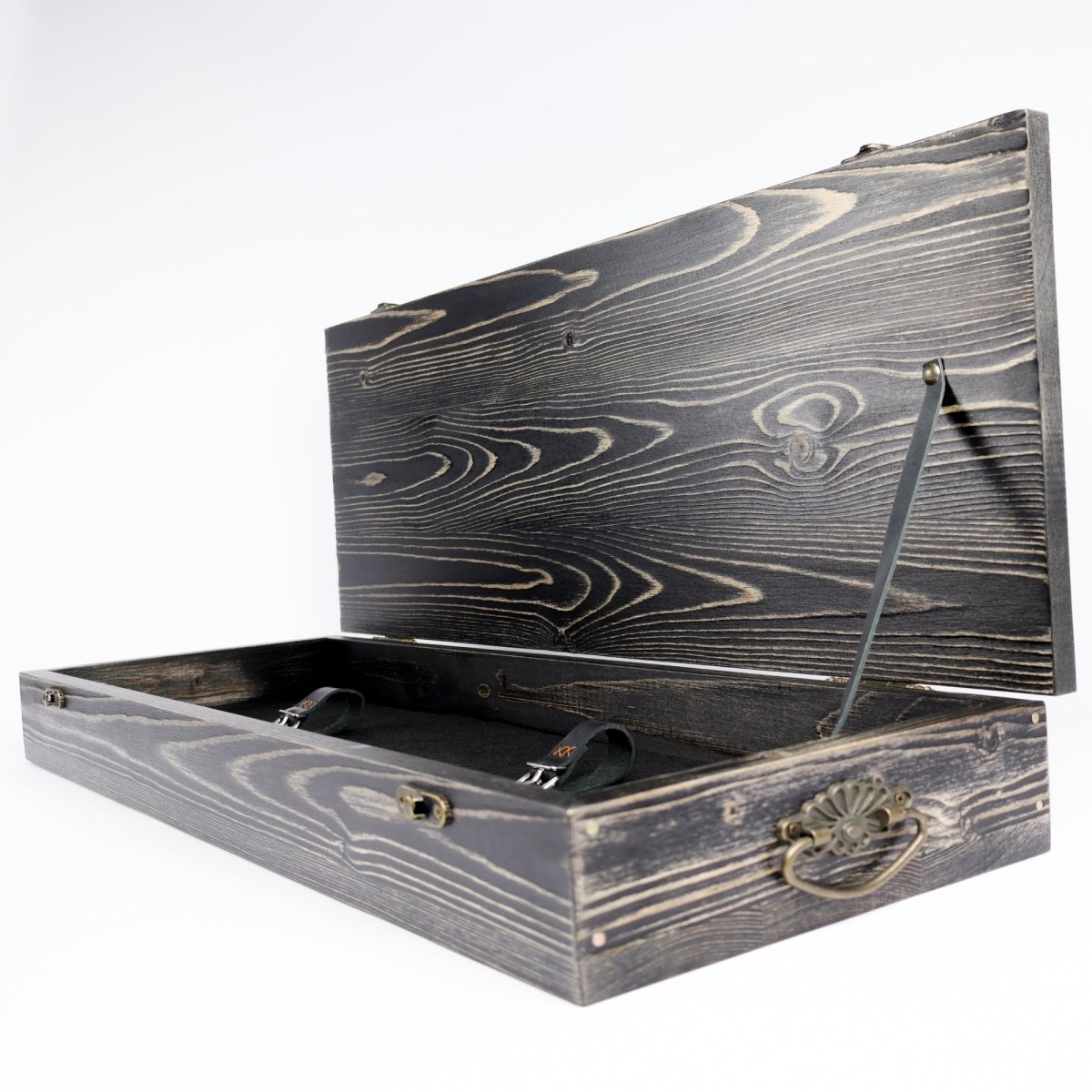 Runic wooden box for big axe from AncientSmithy