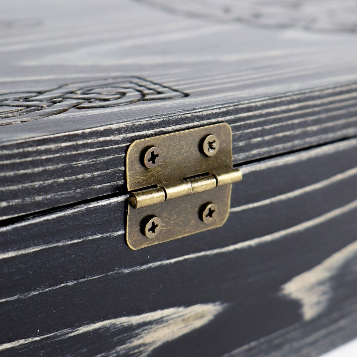 Runic wooden box for medium axe from AncientSmithy