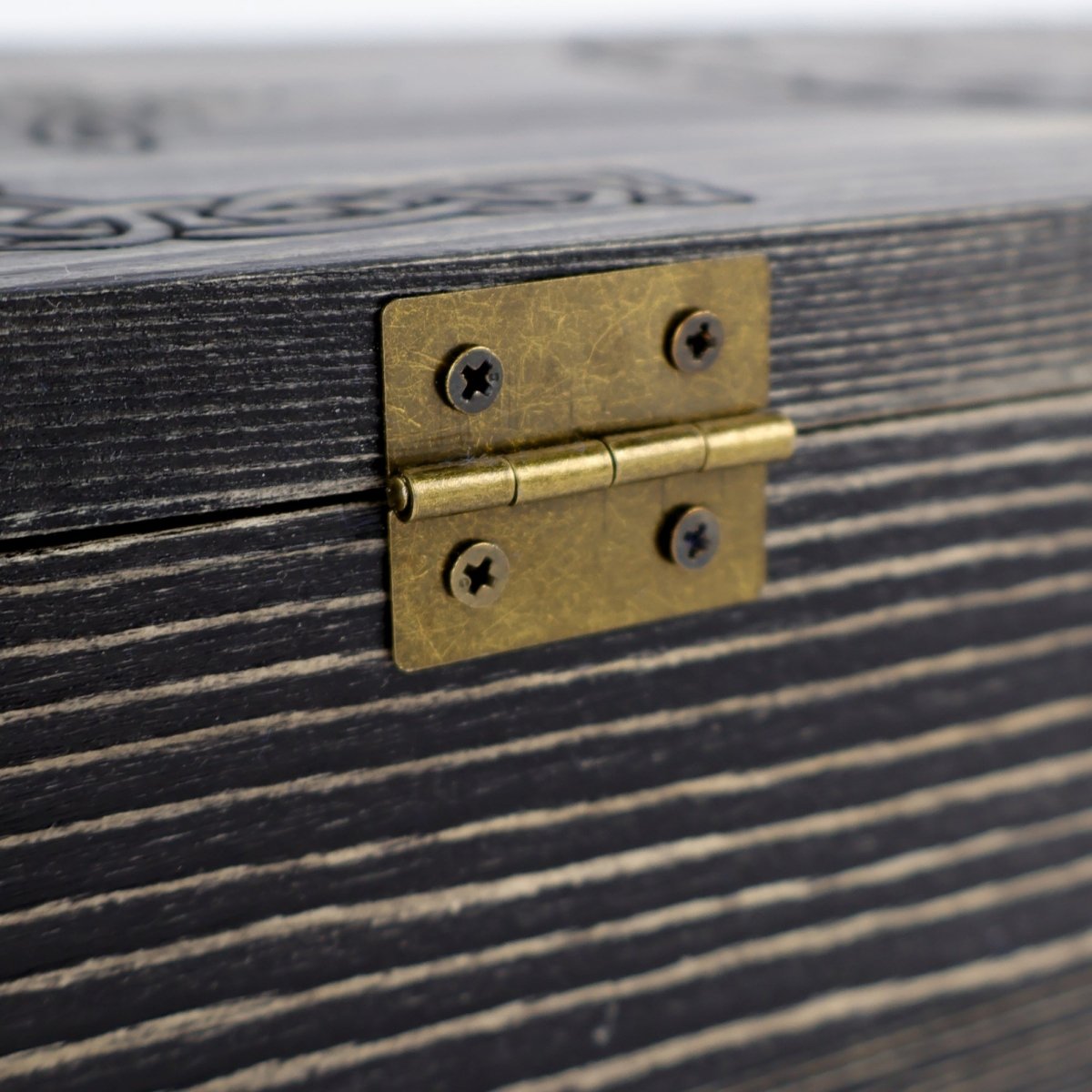 Runic wooden box for small axe from AncientSmithy