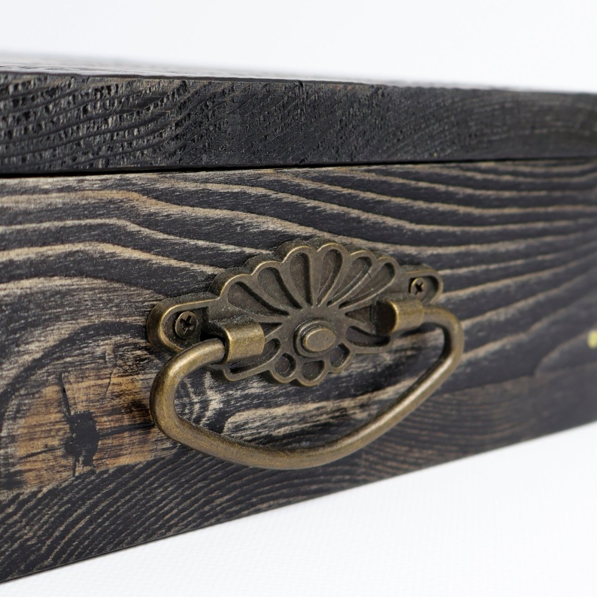 Runic wooden box for small axe from AncientSmithy